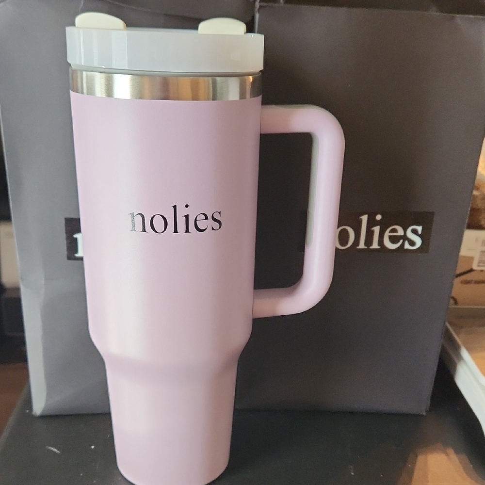 Purple 40oz Tumbler with Handle